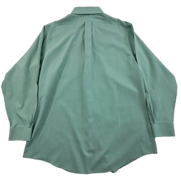 Brooks Brothers Shirt Size 17 1/2 x 34/35 Green Check Spread Collar EUC Non-Iron - Picture 2 of 15